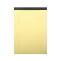 Bloc de notas A5 amarillo clásico con líneas horizontales azules y encuadernación negra - A5 (ai-50 Piezas/Paquete) / Amarillo