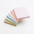 Stack of 6 pastel colored 3x3 inch square high adhesive sticky note pads - 7.5*7.5cm / Morandi 6 Colors (300 Sheets)