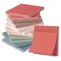 Blocchi note adesive retrò 6 colori 3x3 pollici alta viscosità su sfondo bianco pulito - Confezione da 12 / Multicolore Vintage