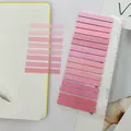 Gradient pink extra-fine PET index stickers for reading and marking - 16 Pieces Pack / Light Pink Gradient