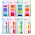 80-color transparent index tabs, 1600 sheets for student reading and office labeling - 8 Pieces Combo Set