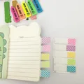 Onglets d'indexation fluorescents en PET et notes autocollantes à pois pour le marquage. - Points Demi-Couleur