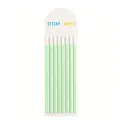 Fluorescent green long strip PET sticky index tabs for book annotation and highlighting - Fluorescent Green