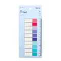 Colorful translucent sticky index tabs, 200 pieces, 10 vibrant colors for notes - Dream Series Translucent Style