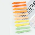 Translucent Morandi color arrow index tabs for reading and student note marking - Sunset Orange
