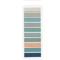 Onglets d'index autocollants multicolores pour l'organisation de planners et documents - Vert Eau de Printemps