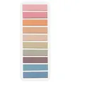 Lot d'onglets d'index adhésifs multicolores aux tons pastel pour le journal de bord - Fleur du Matin Lune du Soir (Rose Bleu)