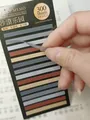 Ultra-thin 50mmx4mm transparent sticky index tabs in Morandi desert colors 300 sheets - 300 Pieces/Pack / Desert Paradise