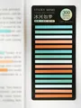 Extra-thin transparent sticky index tabs, 300 sheets set for notebook page marking - 300 Pieces/Pack / Ice River Dream