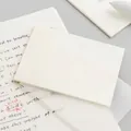 Transparent PET sticky notes pad for students and office stationery labeling use - 50 Sheets/Pack (76x76mm)