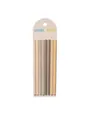 Set of 8 colors translucent long strip sticky notes for planner and book index labeling - 160 Pieces/Pack / Morandi Tones (Style 3)
