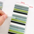 Colorful transparent narrow index tabs 44x4mm for journaling and office note-taking - 44*4mm / Gradient Green