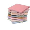 Pila di foglietti adesivi colorati 3x3 pollici in 12 vari colori pastello per ufficio. - Confezione da 12 / New Morandi Colors