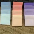 Foglietti adesivi quadrati 3x3 pollici in varie tonalità pastello blu, rosa e viola - Set Combinato / Customized combination colors