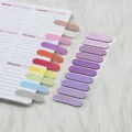 Translucent semi-circle Morandi color index tabs for notebook page marking and indexing - 200 Pack / Gradient Purple