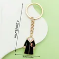 Abschlussrobe Schlüsselanhänger aus Metall mit Emaille-Finish für Taschen und Geschenke - LS389 Stil / 7.00g