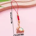 Festive cartoon Zodiac Horse New Year charm strap with red cord and 2.5cm horse pendant - Zodiac Horse Fortune (ER2128) / 2.5x10.5cm (3.9g)
