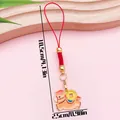 Cartoon zodiac horse alloy keychain in festive red and gold for Lunar New Year gift bags - Zodiac Horse Coin (ER2131) / 2.5x10.5cm (3.8g)