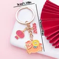 Festive 2026 zodiac horse alloy keychain with red lantern and dimensions - 2026 Year of the Horse Lantern Copper Coin Pony (ER2142) / 3x7.5mm / Gold