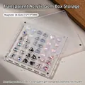 Boîte de rangement professionnelle en acrylique magnétique à 36 grilles pour strass - Boîte de Rangement en Acrylique 36 Grilles