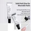 Stevige nagellijm voor press-on nagels, 20g tube voor een langdurige en sterke hechting - Vaste Nagelpatch Lijm / 20.00g