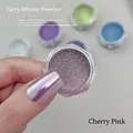 Poudre à ongles chrome rose cerise avec effet miroir métallique 0,35g - 02# (Env. 0.35g) / Rose Cerise