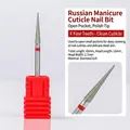Professional needle diamond nail drill bit for cuticle cleaning and Russian manicure - Pointed Cone F