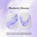 Purple watercolor nail blooming gel 004# blueberry mousse with marble effect art - Blueberry Mousse (4#)