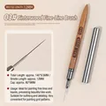 Professional 12mm ultra-fine nail art liner brush with premium sandalwood handle and metal cap - 03# 12mm
