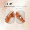 Professional amber caramel nail smudge liquid for marble effect watercolor nail art - Caramel (11#)