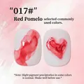 Grapefruit red 017 nail art smudging liquid watercolor for marble heart effect - Grapefruit Red (17#)