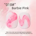 Professional Barbie pink nail art marble liquid ink for gradient watercolor effect - Barbie Pink (18#)