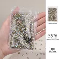 Strass en verre à fond pointu tchèque irisé SS16 pour la décoration des ongles 1440pcs - Style Couleur AB / SS16 (1440 Pièces/Paquet)