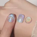 Ολογραφικό βερνίκι νυχιών τζελ rainbow cat-eye σε απόχρωση N.11 για λάμψη στα νύχια - 11# Θάλασσα των Δακρύων της Γοργόνας