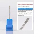 Small cylinder diamond nail drill bit for cuticle removal and nail prep polishing - Cylinder M