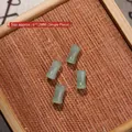 Elegant pale green bamboo joint nail art charms for professional manicures, size 6x12mm - Bamboo Style / 1 Piece