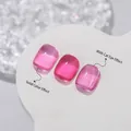 Vernis à ongles gel rose translucide effet verre avec effet œil de chat #009. - 09# Noir Fumé
