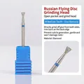 Diamond Russian UFO nail drill bit for cuticle removal and professional polishing - UFO M