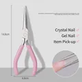 Professional pink handle nail shaping pliers for manicure extension and precise shaping - Needle Nose Pliers (zqgj0172-01) / Pink