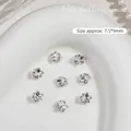 Mini star-shaped nail art rhinestones with pearls for elegant 3D nail decoration - Small Starfish Style (G-1382)