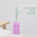 Professional nail polishing bit mandrel 3.1mm shaft core for manicure with purple holder base - Drill Mandrel (zqgj0182-01) / Tea Green