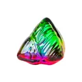 Colorful crystal Zongzi glass ornament for home desktop and window decoration - 46.5*44mm / Multicolor
