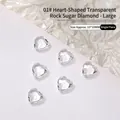 10x10mm clear heart-shaped crystal rhinestones for nail art design - Heart Style / 10*10mm / Clear