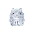 Chubby crystal hippo figurine with iridescent finish for luxury tabletop home decor - Colorful Iridescent Hippo / 45*46*49mm