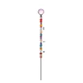 Paletto decorativo in cristallo per giardino con perle colorate per vasi di fiori. - Sfera di Perline Multicolore (Tipo B) / Viola cristallo