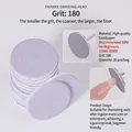 Dischi abrasivi viola grana 180 per fresa per unghie elettrica, confezione da 20 pezzi - Dischi Abrasivi Frisbee Grandi (Grana 180) / 20 Pezzi/Confezione
