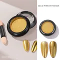 High-shine solid mirror nail powder in MCB01 champagne gold for metallic mirror finish - Champagne Gold (MCB01)