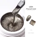 Starry High Density Platinum Gel in Pharaoh Gold Shade for Glittering Nail Art 5g - Pharaoh Gold (04#)