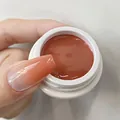 Nail art cream gel polish in brick red N.02 for gradient and blooming effects - Brick Red / No.02
