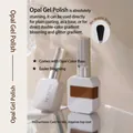 dz'telin 15ml nail functional glue with leather texture detail and professional brush - Protein Smudge Gel